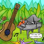 Smuckles plays the piano