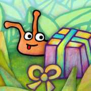 Smuckles the Slug was wrapping a present