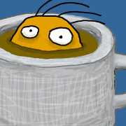 Morning monster needs his coffee