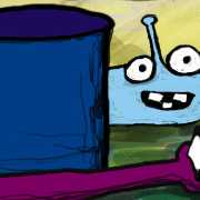 Sluggo practices good dental hygiene