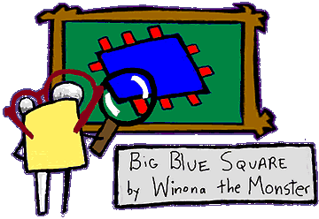 Mr. Fishly likes looking at art.